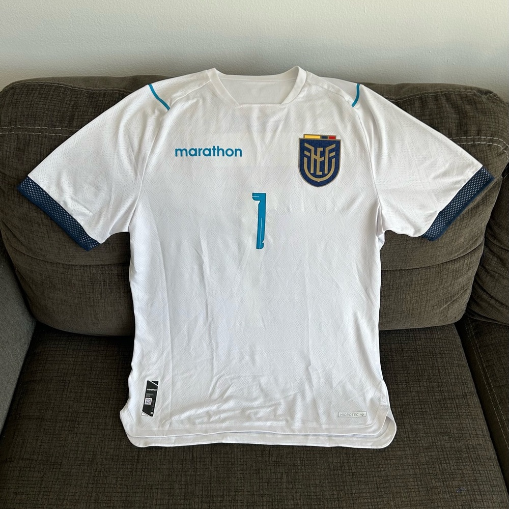 Marathon Authentic Ecuador National Team Hernan Galindez Jersey Men’s Sz: Medium
